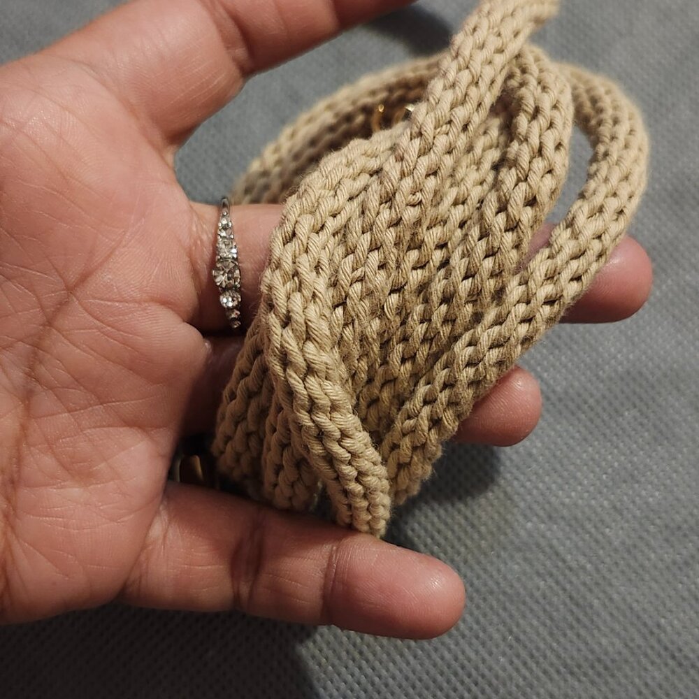 A Michael Kors Woven Braided Belt - Picture 5 of 6